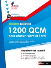 1 200 QCM pour réussir l écrit et l oral - Catégorie C - Intégrer la fonction publique - 2019-/2020