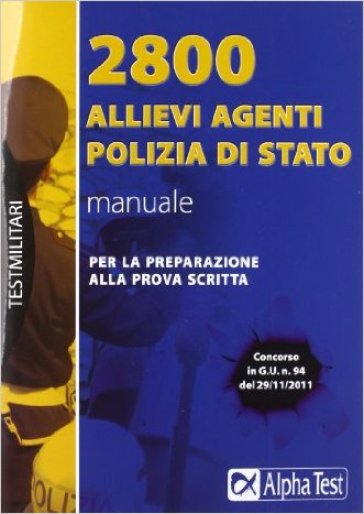 2800 allievi agenti Polizia di Stato - Massimo Drago