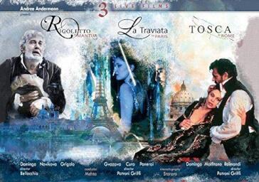 3 Live Films: Rigoletto, Traviata, Tosca - Roma, Mantova, Parigi (4 Dvd)