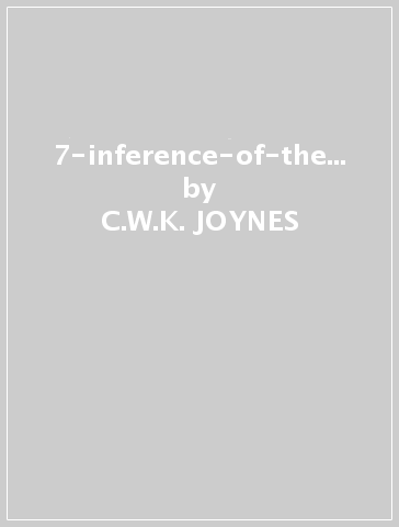 7-inference-of-the-cam.. - C.W.K. JOYNES