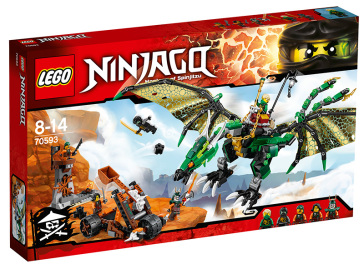 70593 - Ninjago - Dragone NRG verde