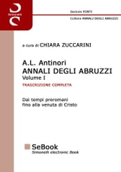 A.L. ANTINORI ANNALI DEGLI ABRUZZI