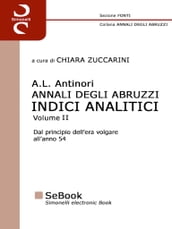 A.L. ANTINORI ANNALI DEGLI ABRUZZI