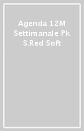 Agenda 12M Settimanale Pk S.Red Soft