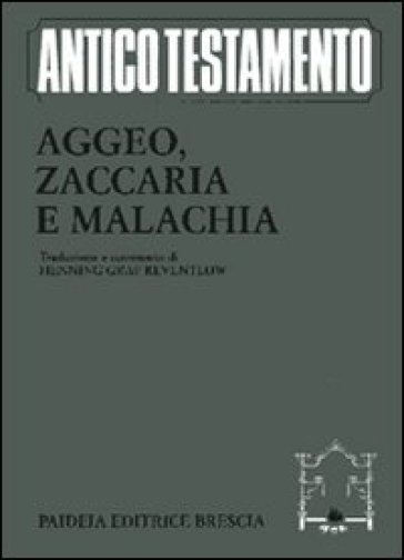 Aggeo, Zaccaria, Malachia - Henning Reventlow