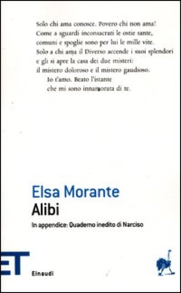 Alibi - Elsa Morante