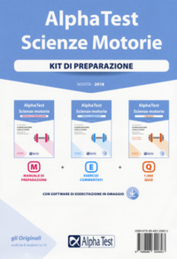 Alpha Test. Scienze motorie. Kit di preparazione. Nuova ediz. Con Contenuto digitale per download e accesso on line - Massimiliano Bianchini - Valeria Balboni - Giovanni De Bernardi - Giuseppe Vottari