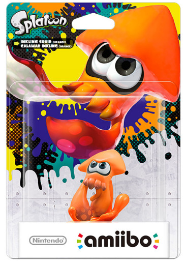 Amiibo Splatoon Calamaro Inkling-arancio