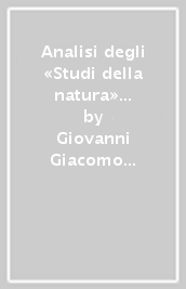 Analisi degli «Studi della natura» e di «Paolo e Virginia» di Bernardin de Saint-Pierre