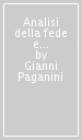 Analisi della fede e critica della ragione nella filosofia di Pierre Bayle