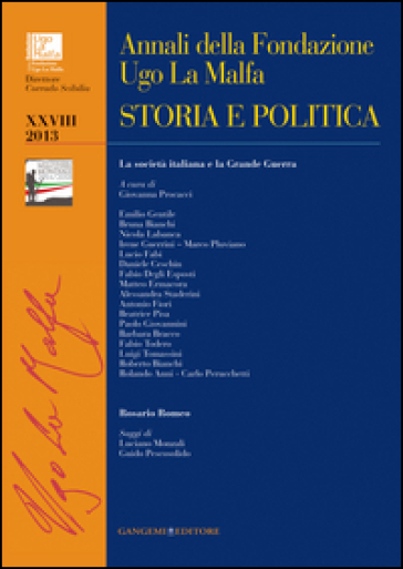 Annali della Fondazione Ugo La Malfa. Storia e politica (2013). 28.