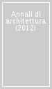 Annali di architettura (2012)