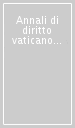 Annali di diritto vaticano (2020)