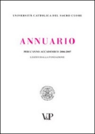 Annuario per l'anno accademico 2006-2007