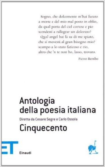 Antologia della poesia italiana. 4.Il Cinquecento