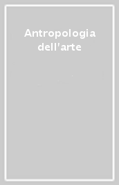 Antropologia dell arte