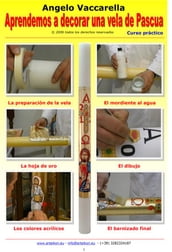 Aprender a decorar una vela de pascua