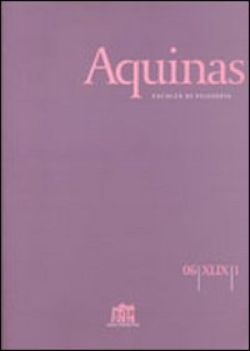 Aquinas. Rivista internazionale di filosofia (2009). 3.