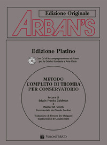Arban's. Metodo completo di tromba per conservatorio. Con CD Audio - Joseph J.-B. Arban