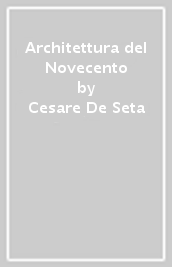 Architettura del Novecento