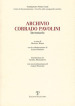 Archivio Corrado Pavolini. Inventario