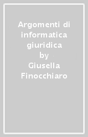 Argomenti di informatica giuridica