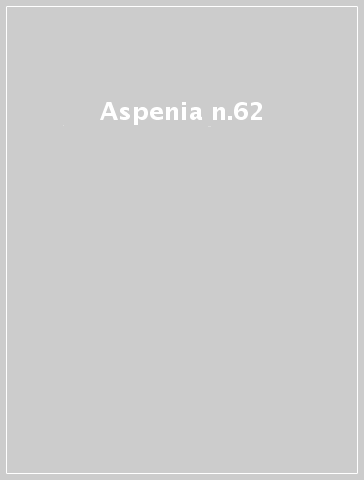 Aspenia n.62