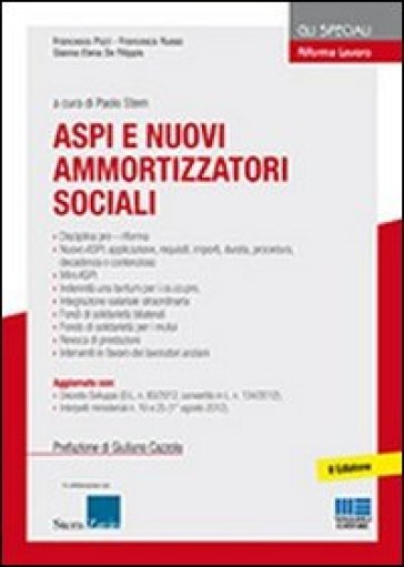 Aspi e nuovi ammortizzatori sociali - Gianna E. De Filippis - Francesco Pizzi - Francesco Russo