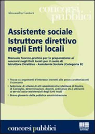 Assistente sociale, istruttore direttivo negli enti locali - Alessandra Cantori