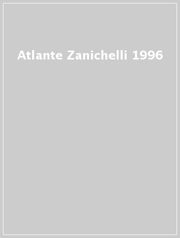 Atlante Zanichelli 1996