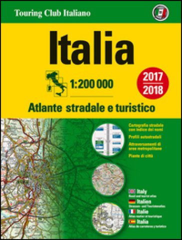 Atlante stradale d'Italia Nord, Centro, Sud 1:200.000