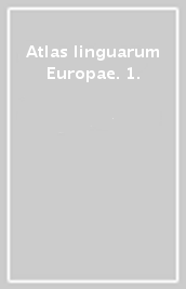 Atlas linguarum Europae. 1.