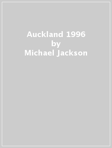 Auckland 1996 - Michael Jackson