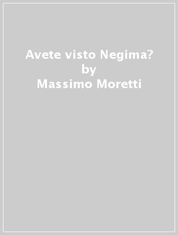 Avete visto Negima? - Massimo Moretti