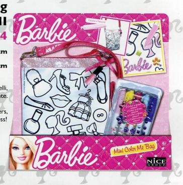 Barbie - Borsa Mini Da Colorare