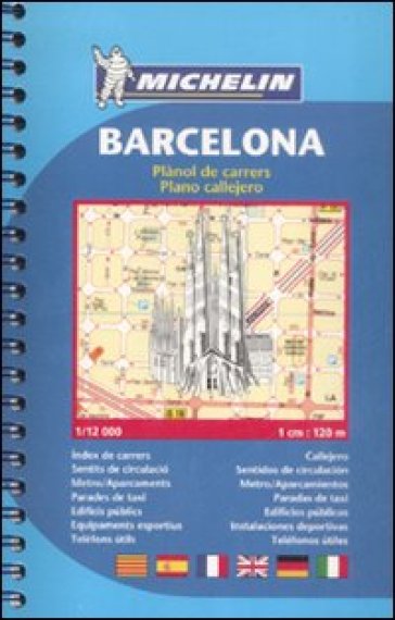 Barcelona. Plànol de carrers-Plano callejero 1:12.000