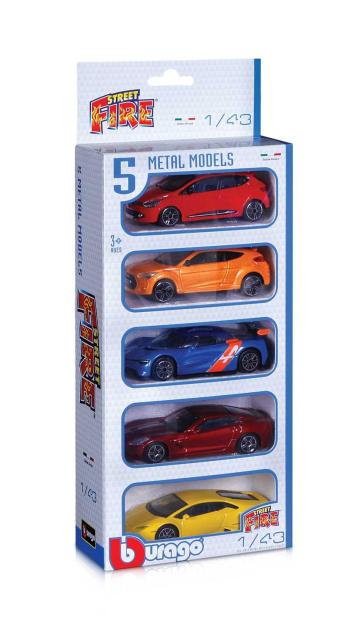 Bburago - Auto Street Fire 1:43 (5 Pack)