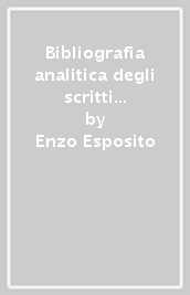 Bibliografia analitica degli scritti su Dante (1950-1970)