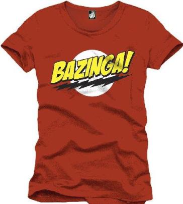 Big Bang Theory - Bazinga! (T-Shirt Uomo M)