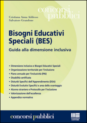 Bisogni educativi speciali (BES) - Cristiana Anna Addesso - Salvatore Grandone