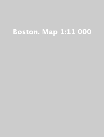 Boston. Map 1:11 000