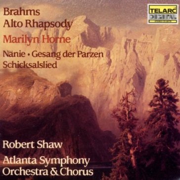 Brahms: alto rhapsody, op.53 nanie, op. - ATLANTA SYMPHONY ORC