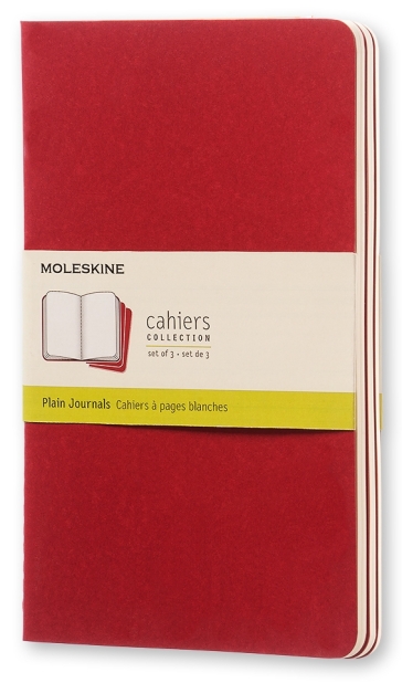 Cahier Jnls Lg Pla Cranb.Red - Quaderni a pagine bianche