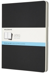 Cahier Jnls Xl Dot Blk