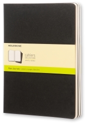 Cahier Jnls Xl Pla Black