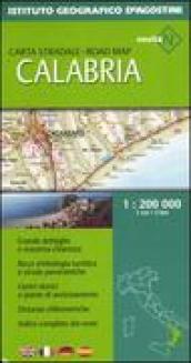 Calabria 1:200 000. Ediz. multilingue