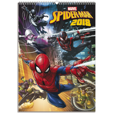 Calendario 2018 Spiderman