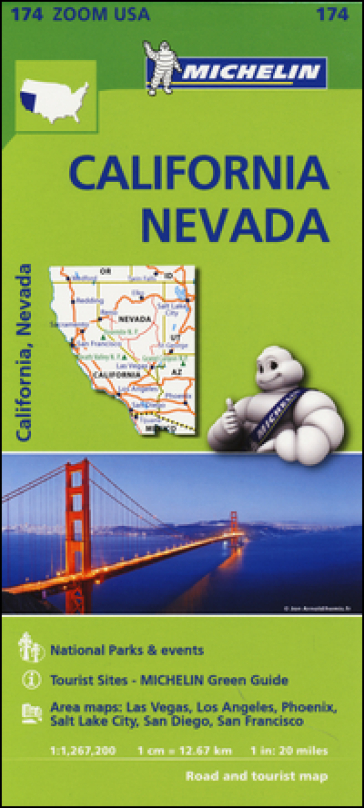 California-Nevada 1:1.267.200. Ediz. inglese