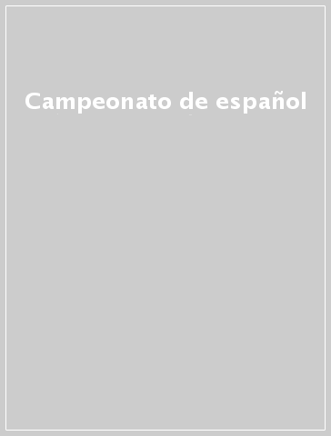 Campeonato de español