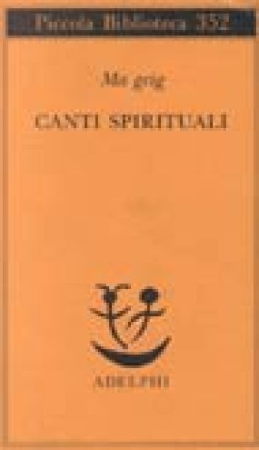 Canti spirituali - Lab sgron Ma gcig